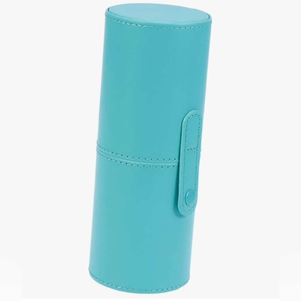 Makeup Brush Holder Travel Brushes Case Bag Cup Storage Blue
